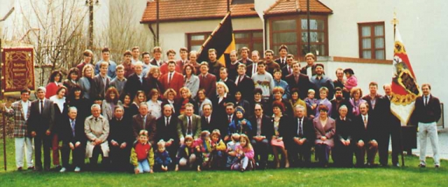 Kolpingsfamilie Höchstädt beim 125-jährigen Jubiläum 1992
