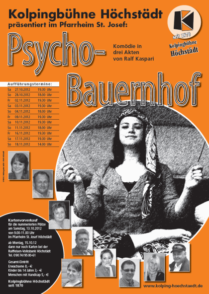 Psycho Bauernhof - Plakat